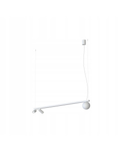 Nowodvorski FOURTY III Lampa wisząca 3-punktowa GU10 biały 160 cm do kuchni jadalni salonu