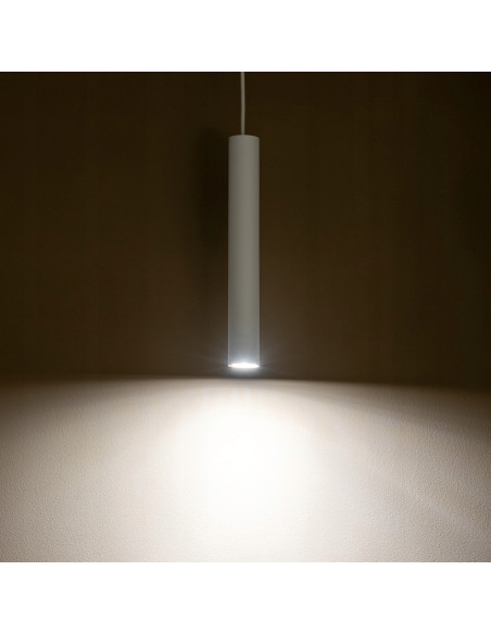 Nowodvorski FOURTY lampa wisząca spot GU10 1-punktowy biały regulowana długość MODERN 10770