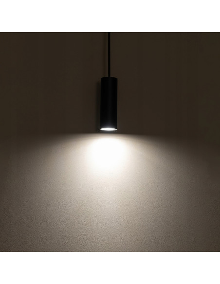 Nowodvorski FOURTY czarny lampa wisząca regulowana GU10 1-punktowa 130 cm nowoczesna kuchnia salon
