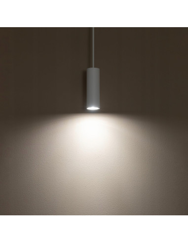 Nowodvorski FOURTY Lampa wisząca sufitowa biała regulowana długość GU10 1-punktowa nowoczesna