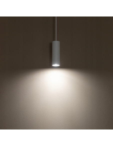 Nowodvorski FOURTY Lampa wisząca sufitowa biała regulowana długość GU10 1-punktowa nowoczesna