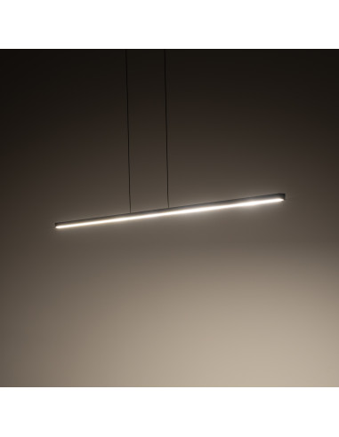 Nowodvorski BAR 10364 – czarna listwa LED wisząca 30W, nowoczesna lampa sufitowa zintegrowana 3000K