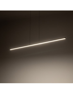 Nowodvorski BAR 11400 — LED lampa wisząca silk olive 150 cm, 24W, ciepła biel, do jadalni i kuchni
