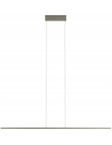 Nowodvorski BAR 11400 — LED lampa wisząca silk olive 150 cm, 24W, ciepła biel, do jadalni i kuchni