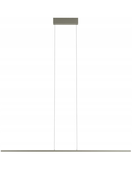 Nowodvorski BAR 11400 — LED lampa wisząca silk olive 150 cm, 24W, ciepła biel, do jadalni i kuchni