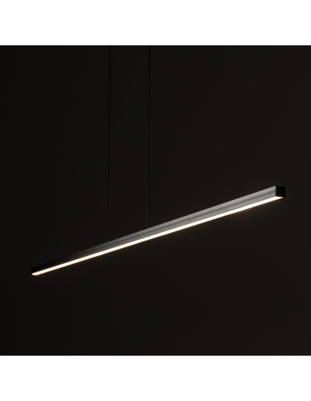 Nowodvorski BAR 10364 – czarna listwa LED wisząca 30W, nowoczesna lampa sufitowa zintegrowana 3000K