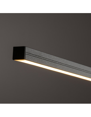 Nowodvorski BAR 11400 — LED lampa wisząca silk olive 150 cm, 24W, ciepła biel, do jadalni i kuchni