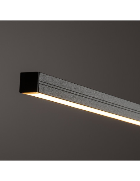Nowodvorski BAR 11400 — LED lampa wisząca silk olive 150 cm, 24W, ciepła biel, do jadalni i kuchni