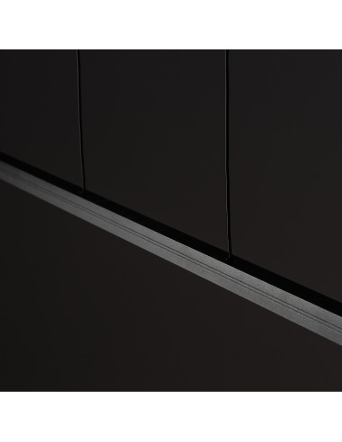 Nowodvorski BAR 10364 – czarna listwa LED wisząca 30W, nowoczesna lampa sufitowa zintegrowana 3000K