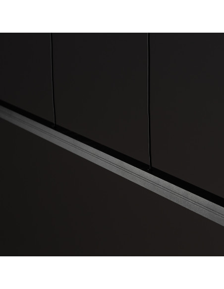 Nowodvorski BAR 10364 – czarna listwa LED wisząca 30W, nowoczesna lampa sufitowa zintegrowana 3000K