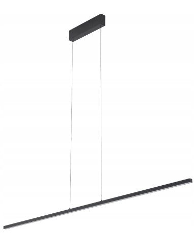 Nowodvorski BAR 10848 – Czarna listwa LED wisząca 24W 4000K 150 cm do kuchni i jadalni