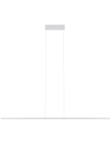 Nowodvorski BAR 11582 – Biała listwa LED wisząca 150 cm, 32W, 4000K, nowoczesna lampka sufitowa