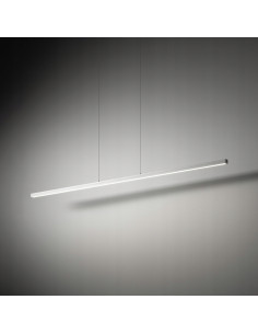 Nowoczesna lampa liniowa LED BAR 120 cm biała, zintegrowane LED 27W, regulowana wysokość, Nowodvorski (11584)