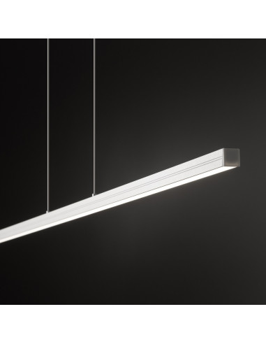 Nowoczesna lampa liniowa LED BAR 120 cm biała, zintegrowane LED 27W, regulowana wysokość, Nowodvorski (11584)