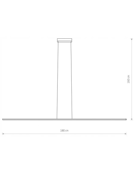 Nowodvorski BAR 10847 — czarna lampa LED wisząca nad stół / wyspę kuchenną, 21W, 4000K, 1300 lm