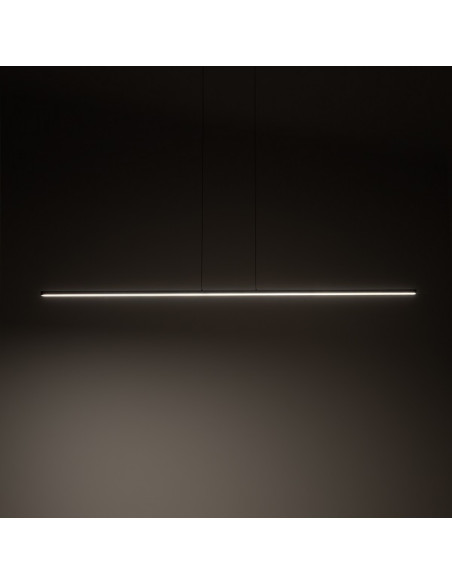 Nowodvorski BAR 10847 — czarna lampa LED wisząca nad stół / wyspę kuchenną, 21W, 4000K, 1300 lm