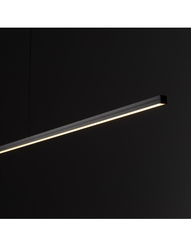 Nowodvorski BAR 10847 — czarna lampa LED wisząca nad stół / wyspę kuchenną, 21W, 4000K, 1300 lm