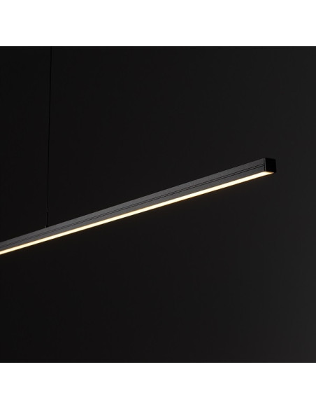 Nowodvorski BAR 10847 — czarna lampa LED wisząca nad stół / wyspę kuchenną, 21W, 4000K, 1300 lm