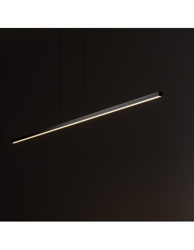 Nowodvorski BAR 10847 — czarna lampa LED wisząca nad stół / wyspę kuchenną, 21W, 4000K, 1300 lm