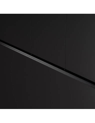 Nowodvorski BAR 10363 — Czarna wisząca listwa LED 24W 3000K 120cm do kuchni, jadalni i salonu