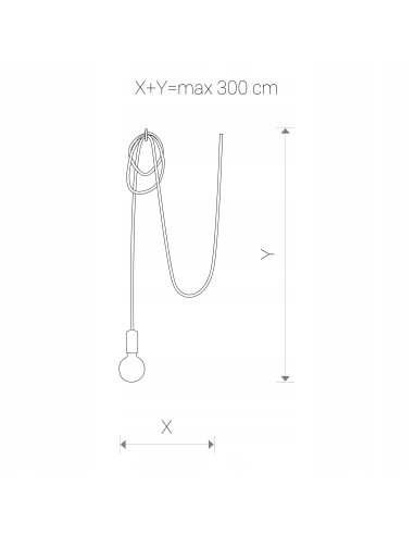 Nowodvorski SPIDER 6792 — Czarna minimalistyczna lampa wisząca E27, 1-punktowa, metalowa, 300 mm