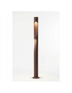 Słupek ogrodowy AZzardo FUEGO 80 LED Corten miedź 80 cm, 2-punktowy, IP65, zintegrowane LED
