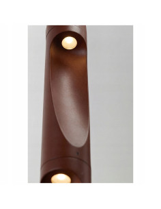 Słupek ogrodowy AZzardo FUEGO 80 LED Corten miedź 80 cm, 2-punktowy, IP65, zintegrowane LED 2