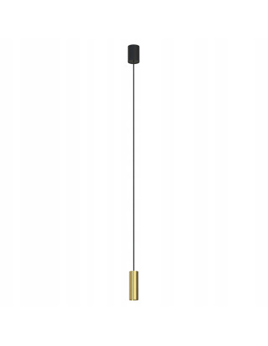 Nowodvorski FOURTY lampa wisząca regulowana mosiądz/czarny GU10 1-punktowa 130 cm MODERN