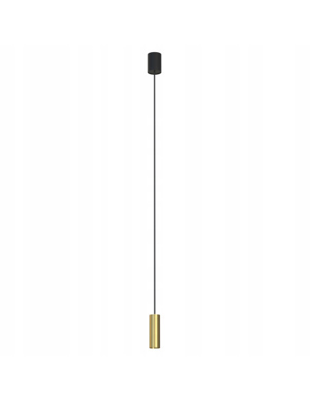 Nowodvorski FOURTY lampa wisząca regulowana mosiądz/czarny GU10 1-punktowa 130 cm MODERN