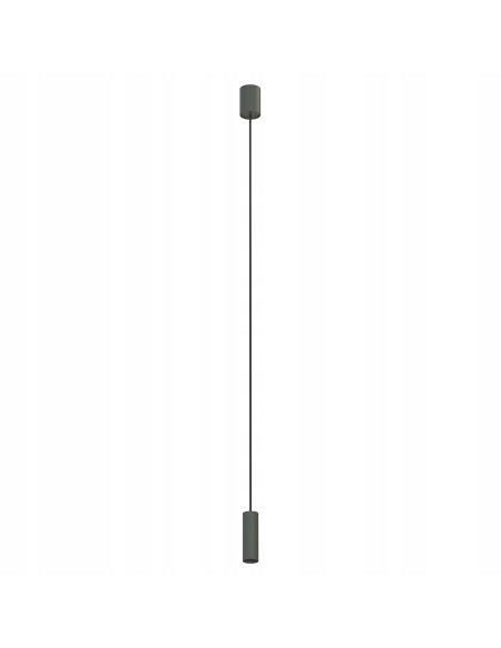 Nowodvorski FOURTY Lampa wisząca szara GU10 regulowana długość 130 cm, metalowa, modern