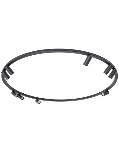 Plafon NOWODVORSKI FOURTY 9x GU10 czarny regulowane spoty minimalistyczny 11950