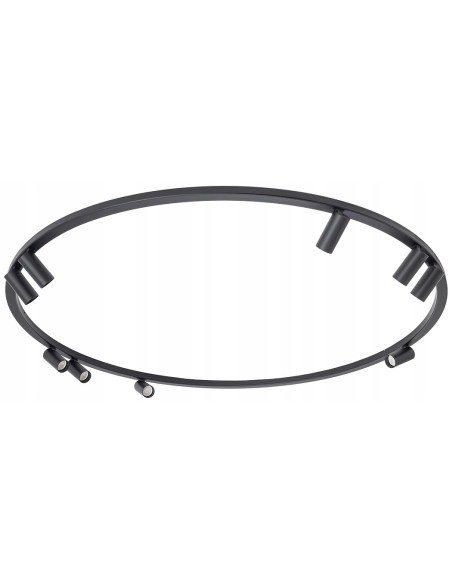 Plafon NOWODVORSKI FOURTY 9x GU10 czarny regulowane spoty minimalistyczny 11950