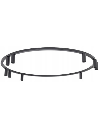 Plafon NOWODVORSKI FOURTY 9x GU10 czarny regulowane spoty minimalistyczny 11950
