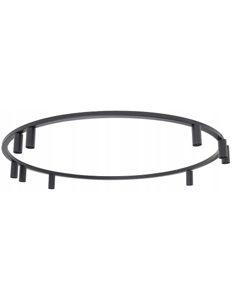 Plafon NOWODVORSKI FOURTY 9x GU10 czarny regulowane spoty minimalistyczny 11950