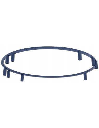 Nowodvorski FOURTY 9-reflektorkowy plafon granatowy GU10 do salonu/biura 116-130 cm