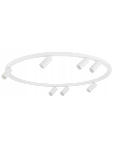 Nowodvorski Fourty ROUND plafon 7x GU10 biały | elegancki system oświetleniowy 80–93 cm