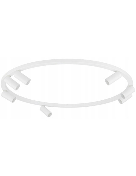 Nowodvorski Fourty ROUND plafon 7x GU10 biały | elegancki system oświetleniowy 80–93 cm