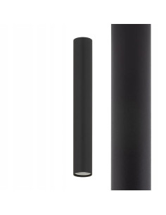 Nowodvorski CAMELEON FOURTY – Czarny plafon sufitowy metalowy, minimalistyczny, montażowy, GU10 (bez źródła) 2