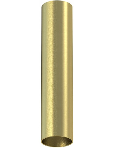 Nowodvorski Fourty Plafon Złota Tuba GU10 1-punktowy 10W LED elegancki do korytarza