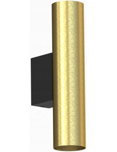 Kinkiet Nowodvorski FOURTY 2xGU10 złoty/ czarny mosiądz modern LED 18 cm (bez źródła) 2