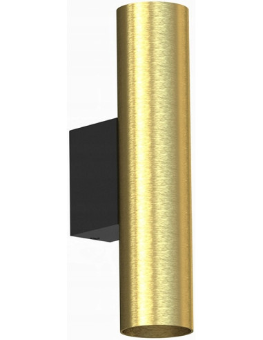 Kinkiet Nowodvorski FOURTY 2xGU10 złoty/ czarny mosiądz modern LED 18 cm (bez źródła)