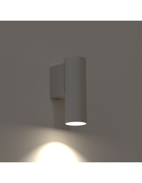 Kinkiet ścienny LED Nowodvorski FOURTY szary GU10 minimalistyczny metalowy 10888