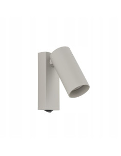 Nowodvorski FOURTY — nowoczesny kinkiet ścienny GU10, szary, metalowy, 11–17 cm 2