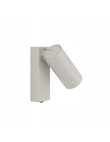 Nowodvorski FOURTY — nowoczesny kinkiet ścienny GU10, szary, metalowy, 11–17 cm