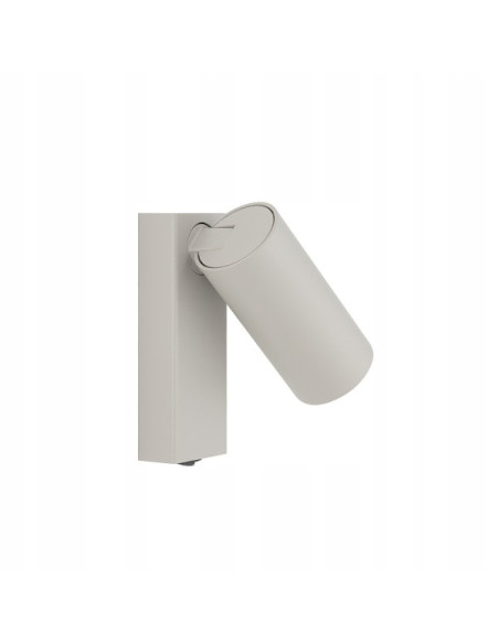 Nowodvorski FOURTY — nowoczesny kinkiet ścienny GU10, szary, metalowy, 11–17 cm