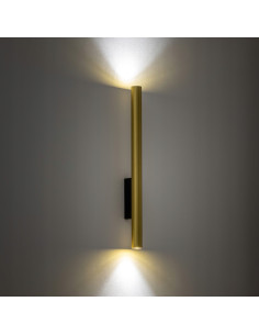 Nowodvorski FOURTY - dekoracyjna lampa ścienna mosiądz 60 cm, 2x GU10, nowoczesna