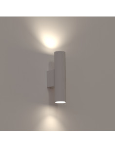 Kinkiet Nowodvorski FOURTY 10752 biały LED GU10 2-pkt modern 18cm ściemnialny
