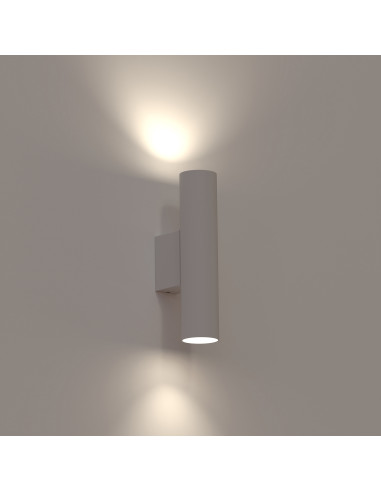 Kinkiet Nowodvorski FOURTY 10752 biały LED GU10 2-pkt modern 18cm ściemnialny