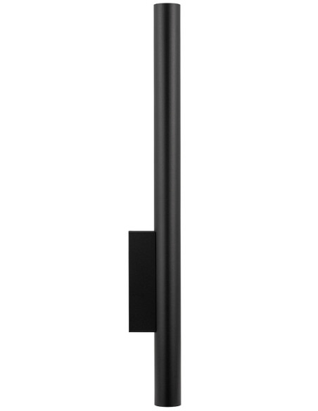 Nowodvorski FOURTY XL — długi czarny kinkiet modern GU10 2x10W metalowy 60 cm