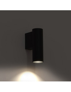 Nowodvorski FOURTY 10747 - czarny kinkiet ścienny LED GU10, loftowy minimalizm, metal, 12x4x7.5 cm